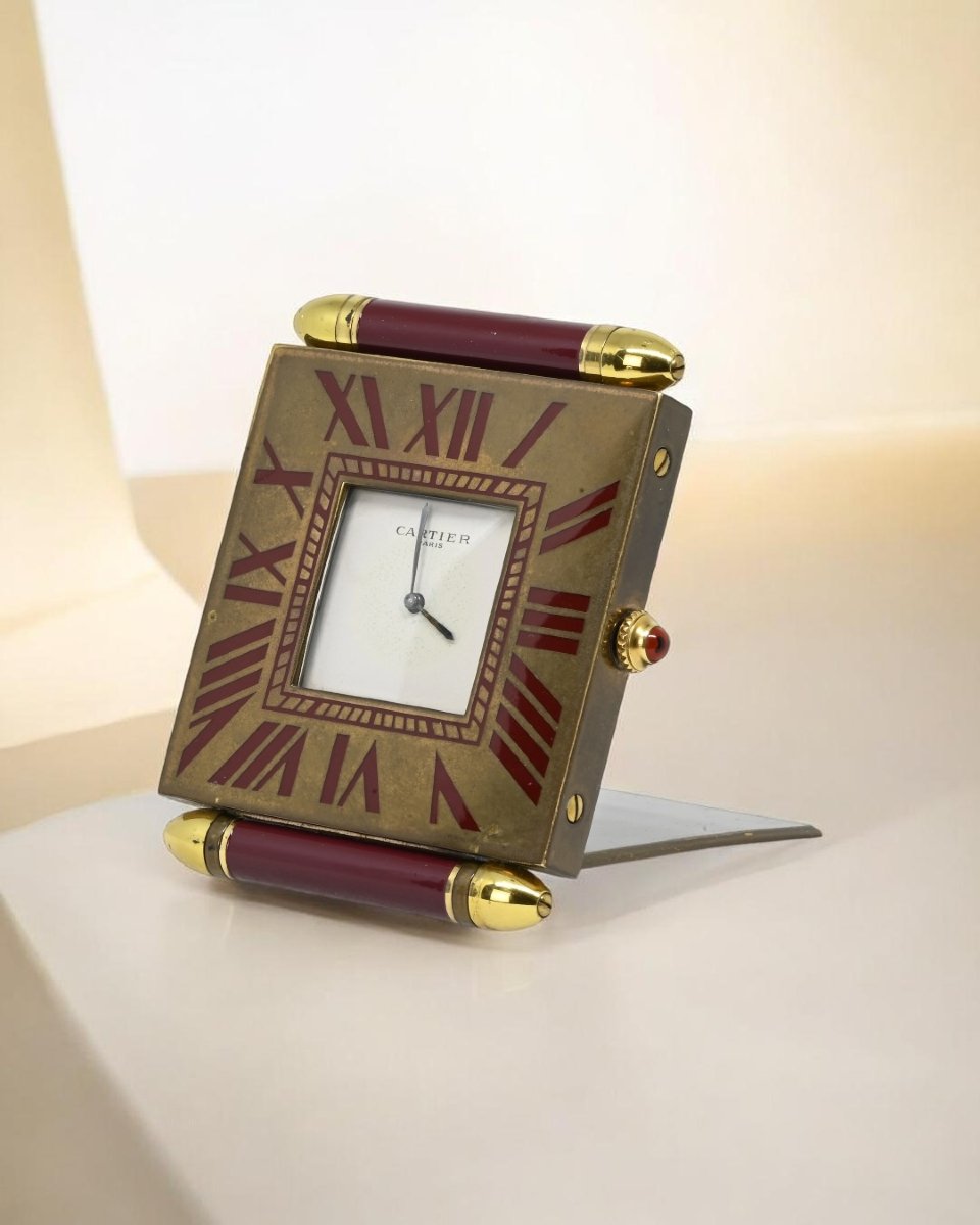 Cartier - Table Clock - France, 1970s-photo-4